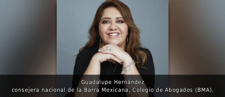 ⚖️ Mtra. Elsa Guadalupe Hernández Castillo, consejera nacional de la Barra Mexicana, Colegio de Abogados (BMA).